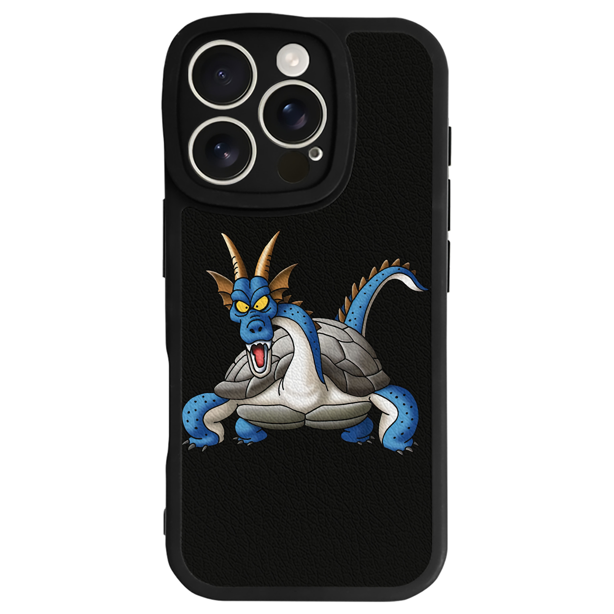 （画像用） ドラゴンクエスト Doragon Kuesuto Dragon Quest 【iPhone 16シリーズ対応】シリコンスマホケース（レザー調） 材質：シリコン